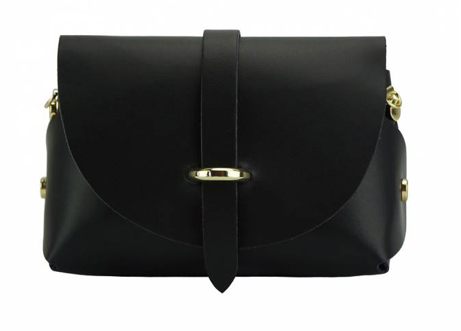 Maria Leather Crossbody Clutch
