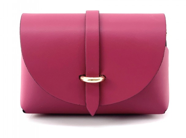 Maria Leather Crossbody Clutch